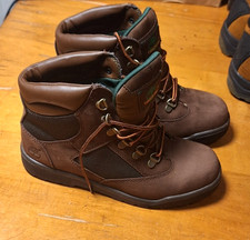 MEN'S TIMBERLAND SIZE US5 Boys FIELD BOOTS BEEF  BROCCOLI US