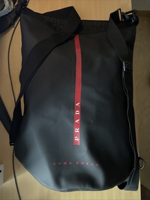 PRADA Rucksack Schwarz Luna Rossa Nylon