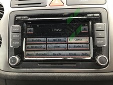 2011 VOLKSWAGEN TIGUAN RADIO HEADUNIT WITH DISPLAY 3C8057195BX