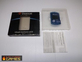 OEM Sega Dreamcast VMU in Box  - Blue - FAST SHIPPING! - 129a