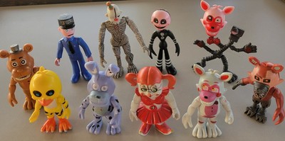 Five Nights At Freddy's FNAF Figures Toy Bundle - Lot of 10