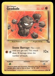 Geodude 47/62 Fossil Common