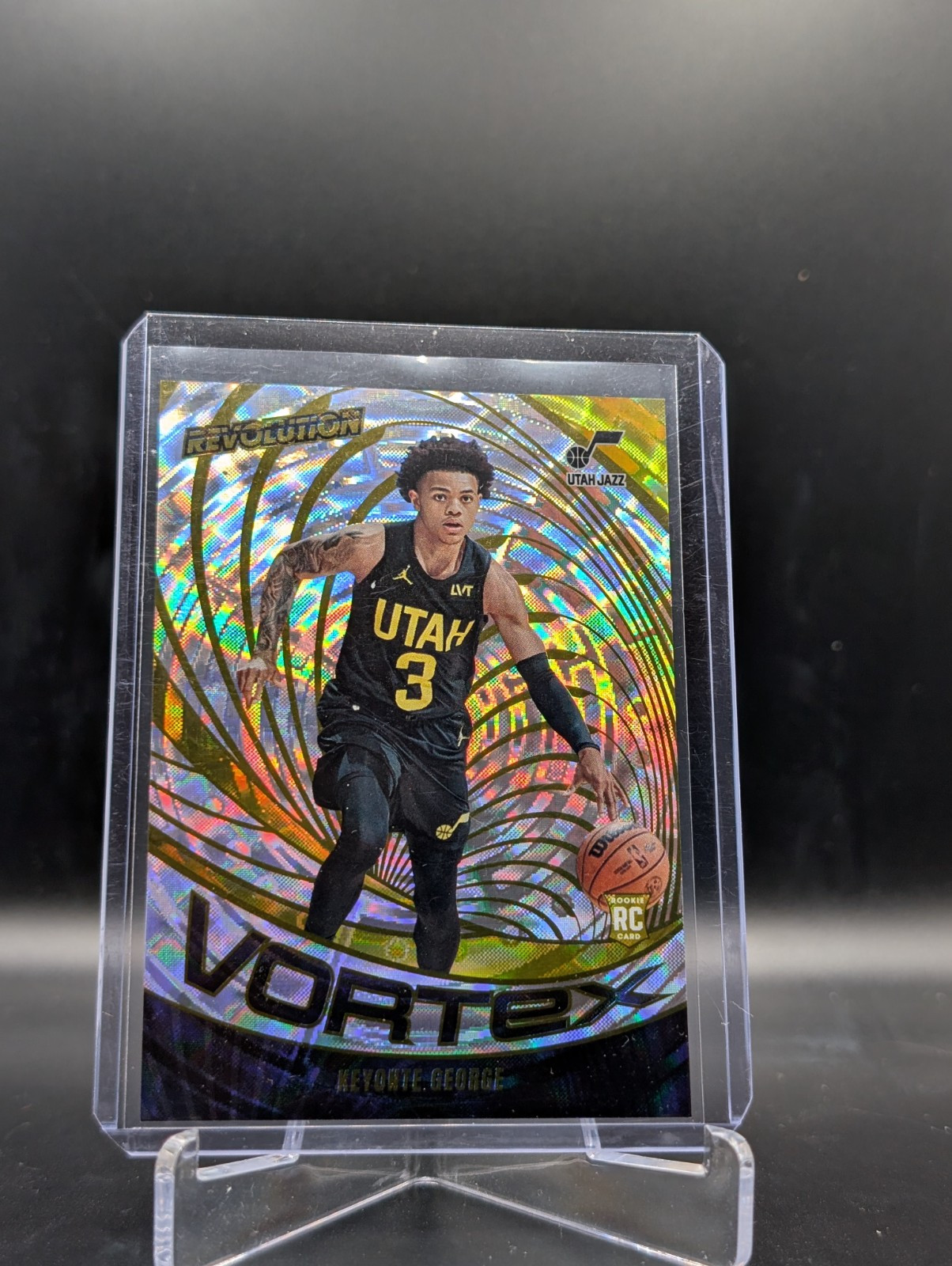 2023-24 Panini Revolution - Vortex Fractal #20 Keyonte George (RC)