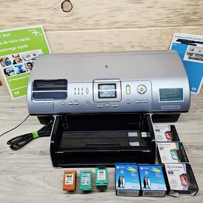 HP Photosmart 8450 Digital Color Photo Inkjet Printer 4800 Optimized DPI Tested