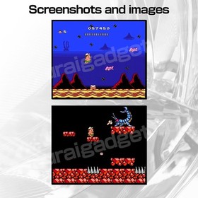 Super Mario USA(Bros. 2) & Adventure Island II 2 Nintendo Famicom/FC [Japan NES]