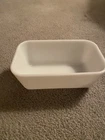 Vintage Pyrex True Opal White  502 Refrigerator Dish