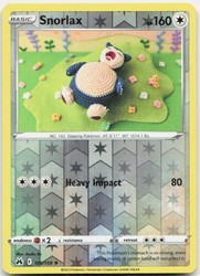 Snorlax 109/159 Crown Zenith Reverse Holo