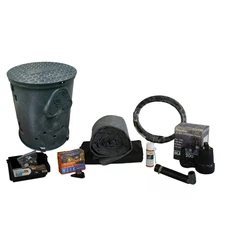 Savio Compact 1200GPH Pump EPDM Pond Free Waterfall Kit 7.5' x 20' PXSS0