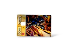 Flame Swordsman Holographic Anime Style Credit Card Skin Decal Cover 🔥 
