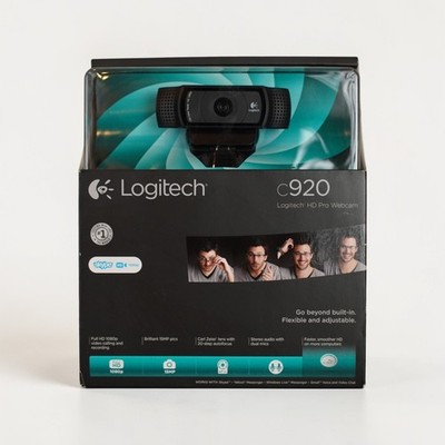 NEW Logitech C920 HD Pro Webcam Full HD 1080p Video 15MP Carl Zeiss Lens Webcam