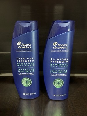 2x Head & Shoulders Clinical Strength Dandruff Defense Intensive Itch Relief