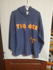 Vintage Disney Tigger Winnie The Pooh Full Zipper Fleece Hoodie, XL, C25
