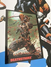 McFarlane DC Direct Deathstroke Rebirth Page Punchers Comic Trading Card!!