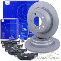 ATE Bremsscheiben Ø298 Voll +BremsbelÄGe Hinten FÜR BMW 5-ER E39 Limo 520-525