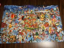 Epoch ** WELCOME TO CHRISTMAS TOWN ** 1000 piece Jigsaw Puzzle