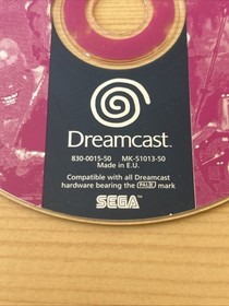 Dynamite Cop (Sega Dreamcast, 1999) authentic, game disc only, Working