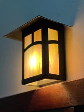 Arroyo Craftsman Evergreen Wall Sconce, Bronze Finish, 7"