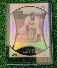 2010 Topps - Platinum Legends Chrome Jackie Robinson Dodgers #PC2 Baseball Card