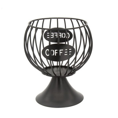 Coffee Pod Storage Organizer K Cup Holder for Counter Metal Storage Basket fo...