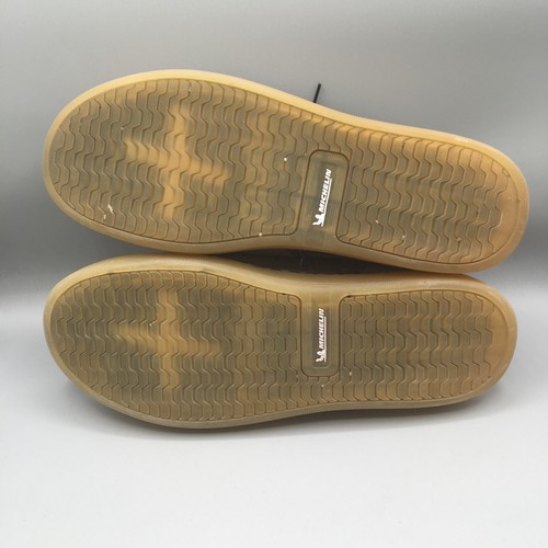 MADE+ Skiff 2 Boat Shoes Mens 9.5 Gray Engineered Knit Mesh Riser Heel Insoles - Picture 16 of 20