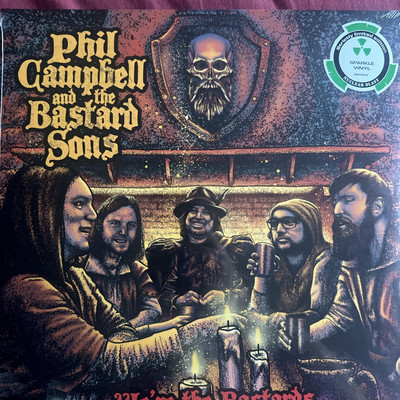 We're the Bastards von Phil Campbell and the Bastards Sons Glitzer Vinyl Neu 