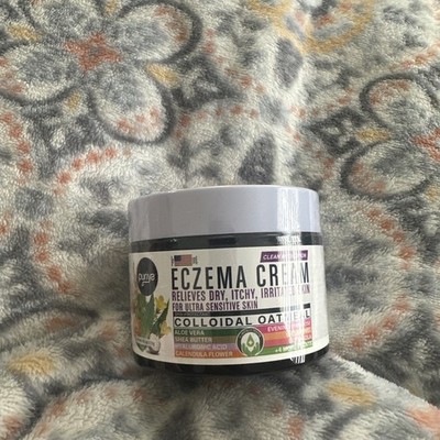 Puriya Eczema Cream Colloidal Oatmeal Lotion Dry Itchy Ultra Sensitive Skin 4 oz