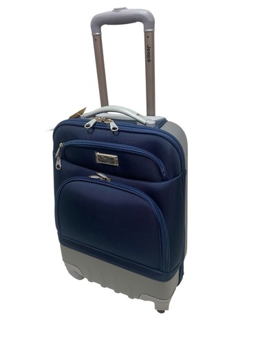 Jeep Washington 20" Suitcase Wheeled Cabin Bag 27.5L 52x33x16cm 4 Wheeled New - Picture 2 of 15