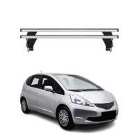 Menabo DachträGer GrundtäGer FüR Honda Jazz 2015-2020 50Kg Alu Silber 2 Tlg