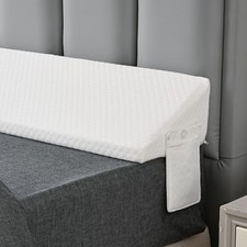Twin Bed Wedge Pillow Headboard  Mattress Gap Filler Long Triangle Edge Corner