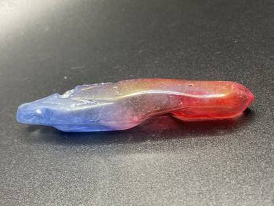 Red Blue Angel Aura Quartz Freeform Point 38g