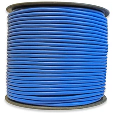 500 ft foot reel roll BLUE XLR MIC MICROPHONE BALANCED SHIELDED AUDIO CABLE WIRE