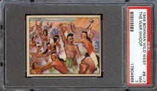 1949 Wild West #B-7 The War Hoop PSA 7 NM Cert #17804968