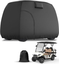 4/6 Passenger Golf Cart Cover,600D Waterproof Durable Polyester Golf Cart Cover