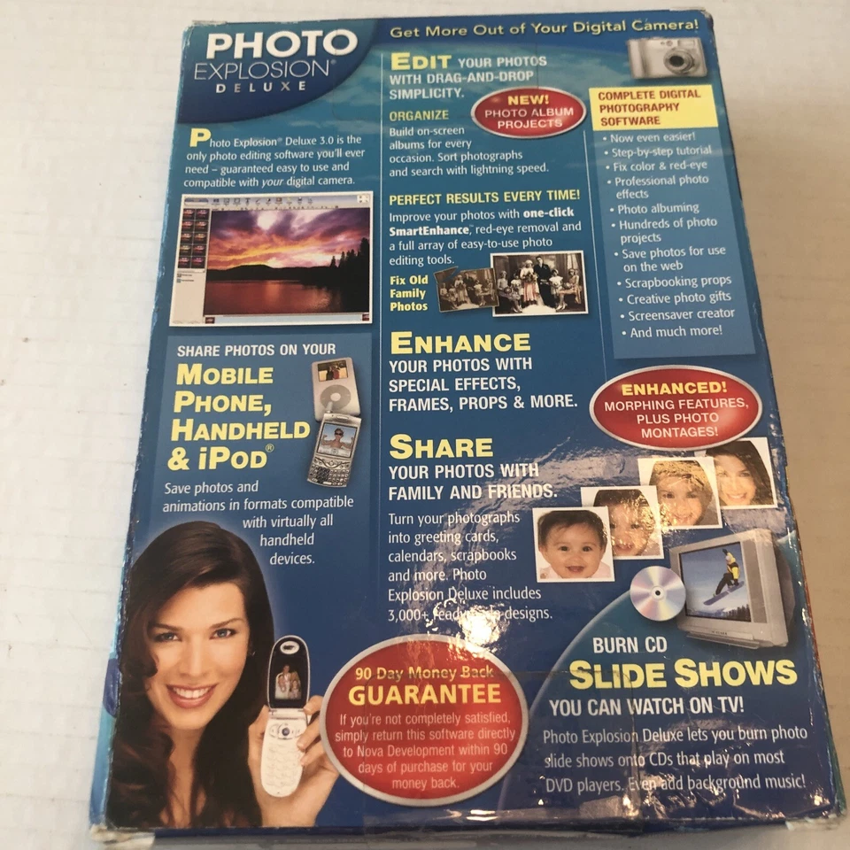 Photo Explosion Deluxe Version 3 Photo Editing For Windows 2000 XP Vista - Image 2 of 2