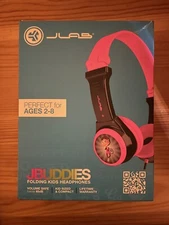 JLab JBuddies Studio Wired Headphone - Pink/Black