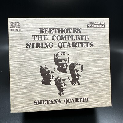 Beethoven Complete String Quartets, Smetana [Denon 9 CD Box Set