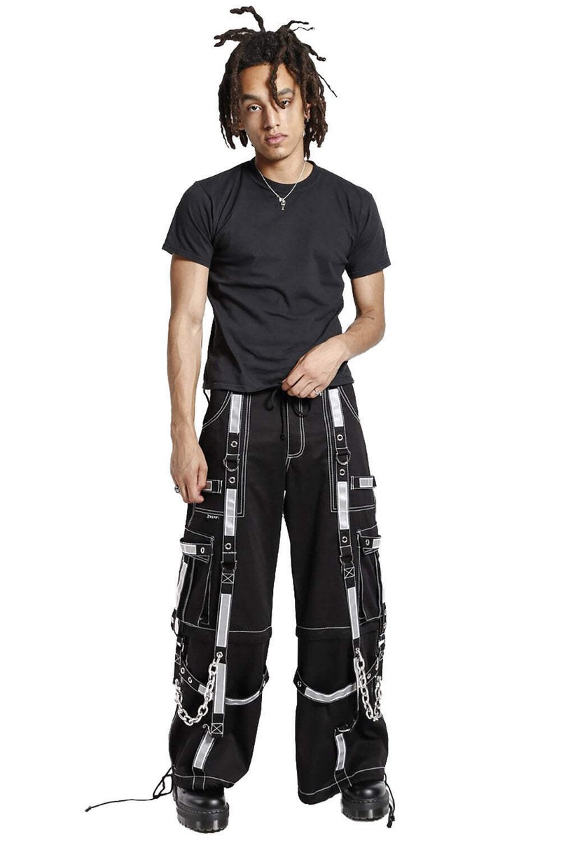 Tripp NYC Reflective Dark Street Pants - Goth, Mall Goth