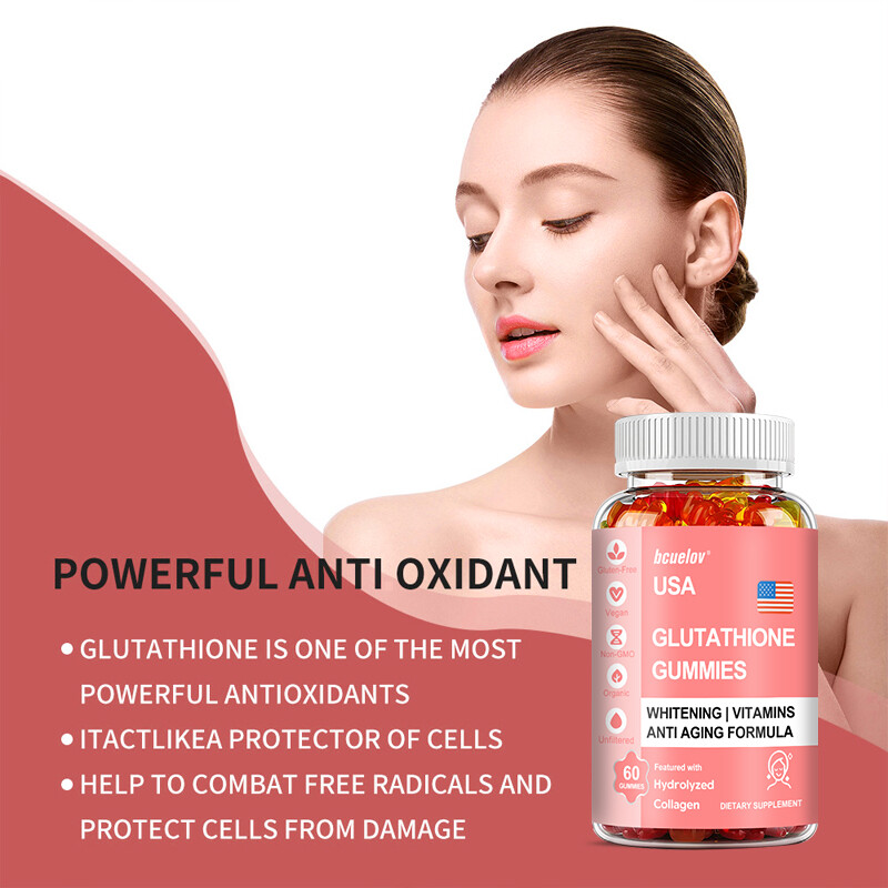 glutathione for teenager Glutathione Skin Whitening Gummies With Natural Antioxidant Collagen Anti Aging