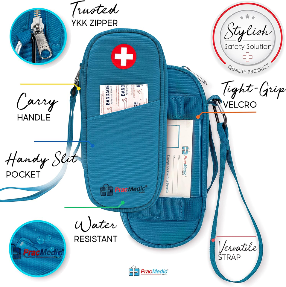 Pracmedic Bags Epipen Carry Case Insulated & Roomy Epi Pens Carrying
