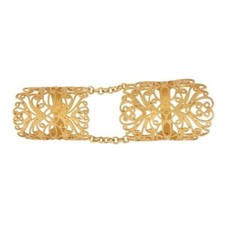 18K Yellow Gold Plated 925 Sterling Silver Long Midi Finger Knuckle Ring Jewelry