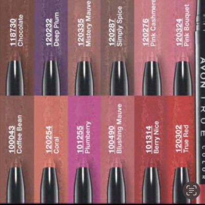 Avon Glimmerstick Lip Liners Blushing Mauve (5)