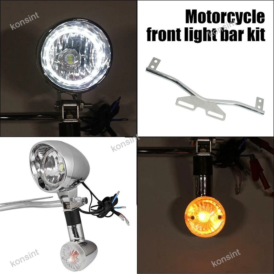 Passing Light Bar Signals Kit For Harley Davidson Heritage Softail Classic FLSTC Foto 4 de 4