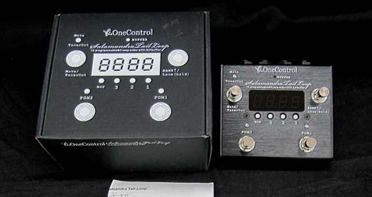 One Control Effector 3 Loop Switcher Salamandra Tail Loop Used Japan