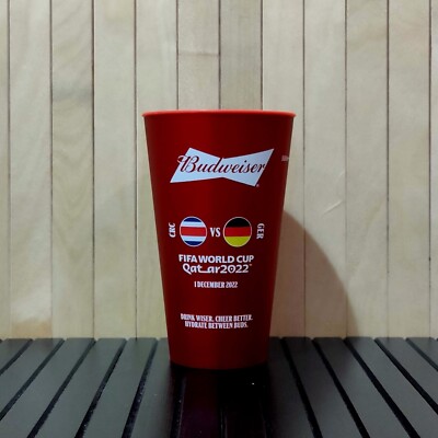 ワールドカップカタール 現地限定Budweiserカップ500mL非売品5個組 ワールドカップカタール 現地限定Budweiserカップ500mL非売品5個組