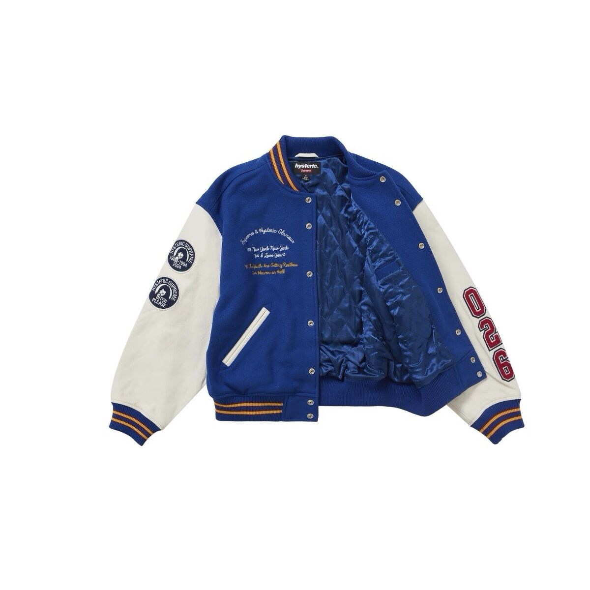 Supreme Hysteric Glamour Varsity Jacket Blue Size: XL | eBay Supreme Hysteric Glamour Varsity Jacket Blue Size: XL | eBay
