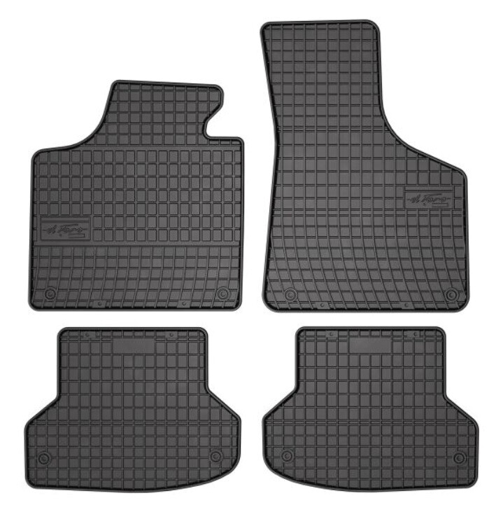 Tapis caoutchouc noir Audi A3 8P protection auto imperméable intérieur