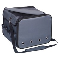 Nobby Autositztasche Merlo Grau 40X34X30Cm FüR Hunde Bis 8Kg, Abwaschbar