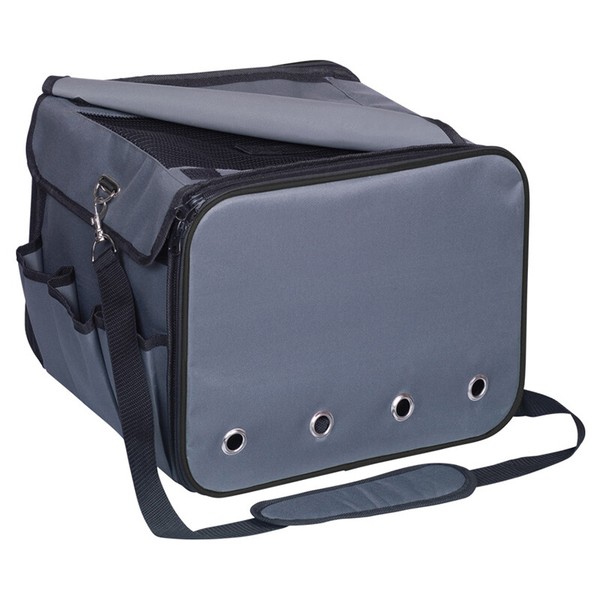 Nobby Autositztasche Merlo Grau 40X34X30Cm FüR Hunde Bis 8Kg, Abwaschbar-image