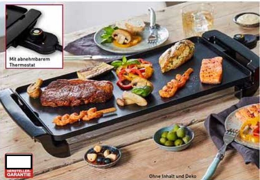 Teppan Yaki Grill Tischgrill Balkongrill HAMMERGERÄT ZUM HAMMERPREIS