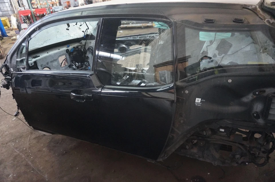 Rear Left Driver Door Assembly Black OEM 51007427335 BMW I3 94 REX 2014-21 - Image 3 of 4